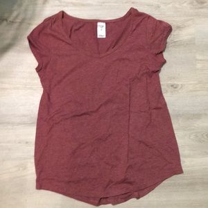 Plain light maroon shirt
